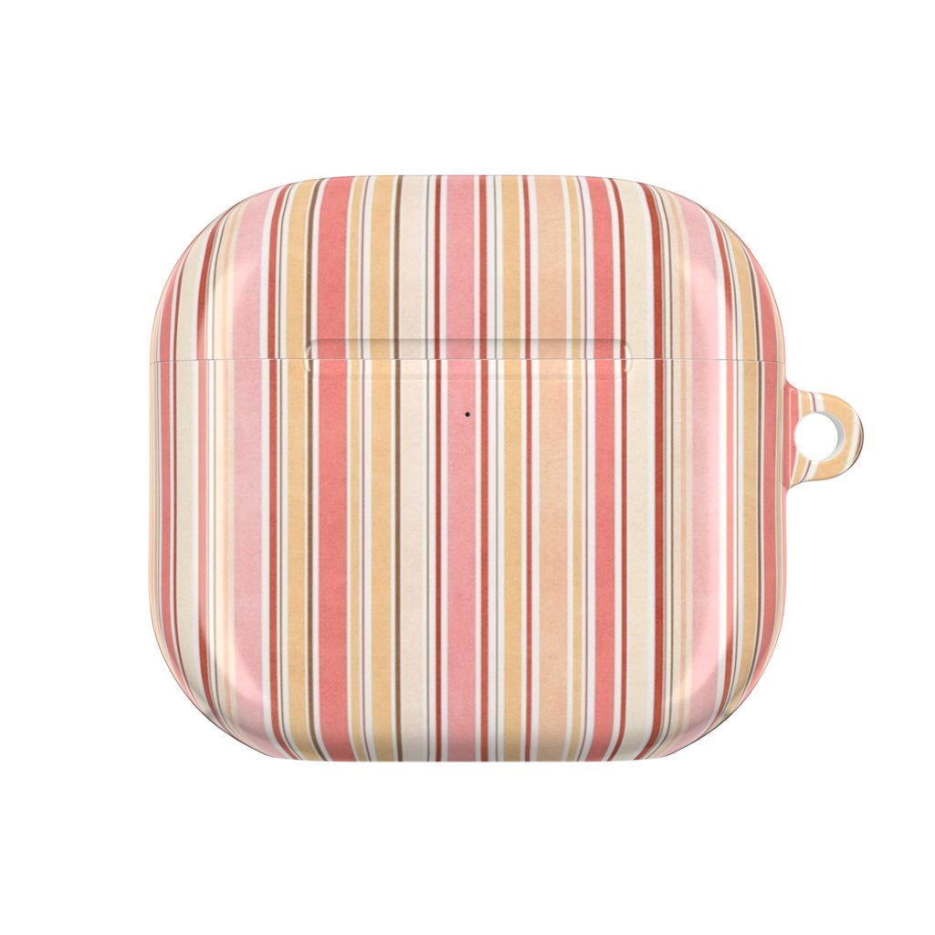 SIENNA ORANGE STRIPES AIRPOD CASE