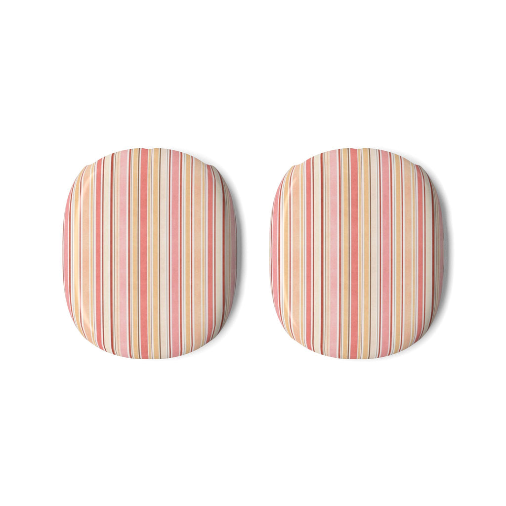 SIENNA ORANGE STRIPES AIRPODS MAX CASE COVERS