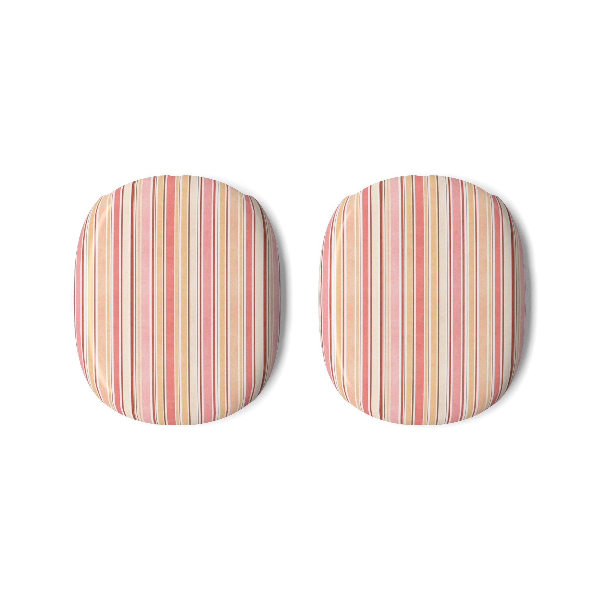 SIENNA ORANGE STRIPES AIRPODS MAX CASE COVERS