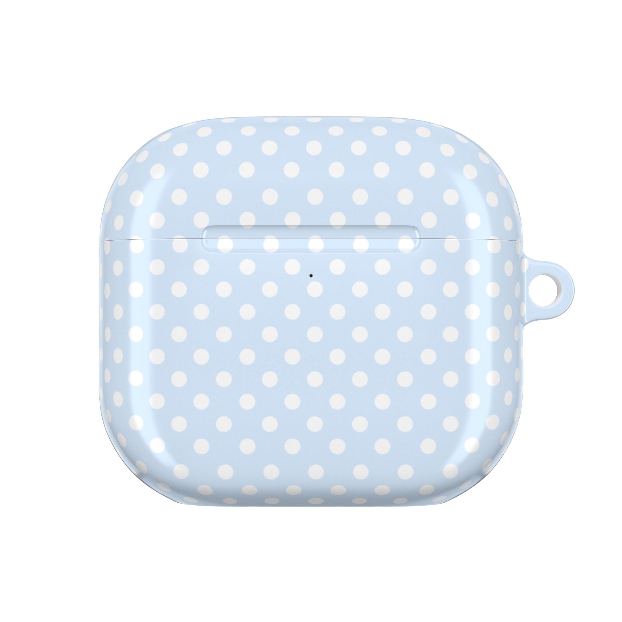 SNOW BLUE POLKA DOTS AIRPOD CASE
