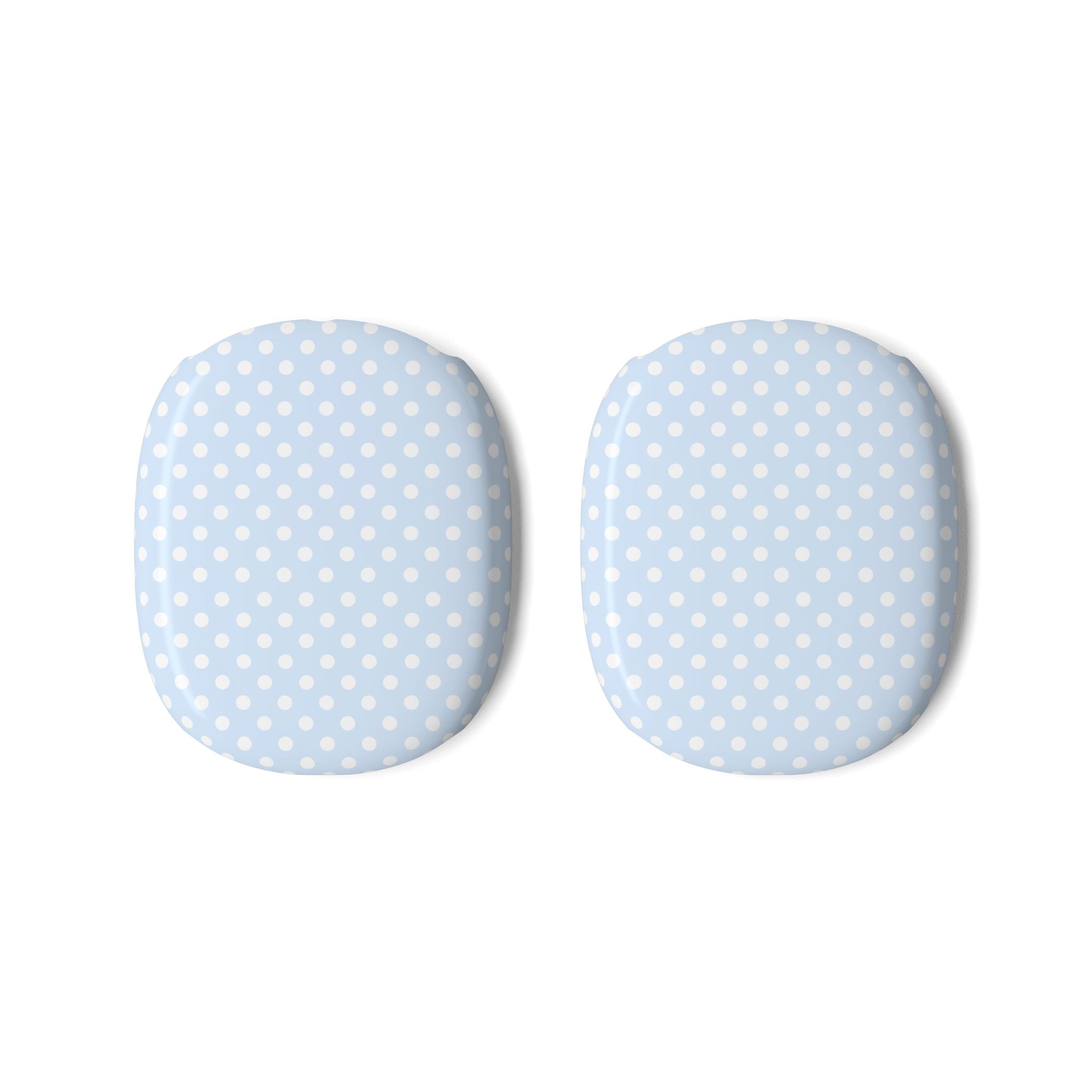 SNOW BLUE POLKA DOTS AIRPODS MAX CASE COVERS