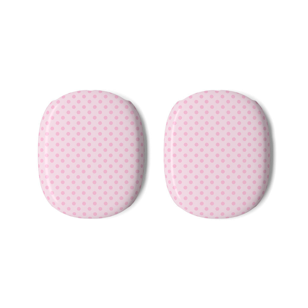 BABY PINK POLKA DOTS AIRPODS MAX CASE COVERS