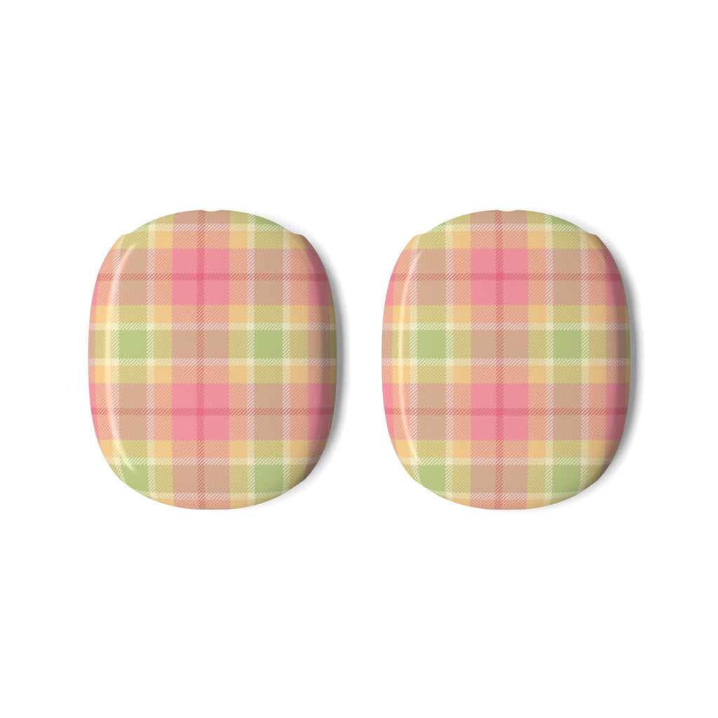 GUAVA PLAID AIRPODS MAX CASE COVERS