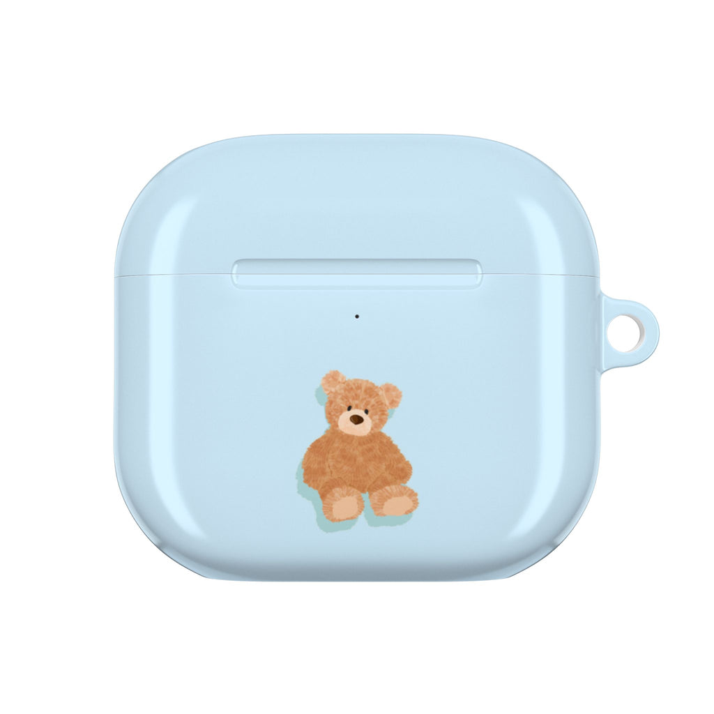 BABY BLUE TEDDY BEAR AIRPOD CASE