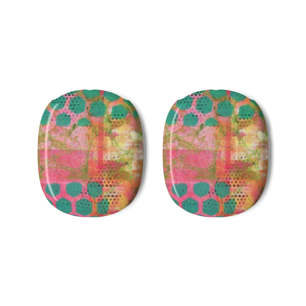 WHIMSY TEAL DOTS AIRPODS MAX CASE COVERS