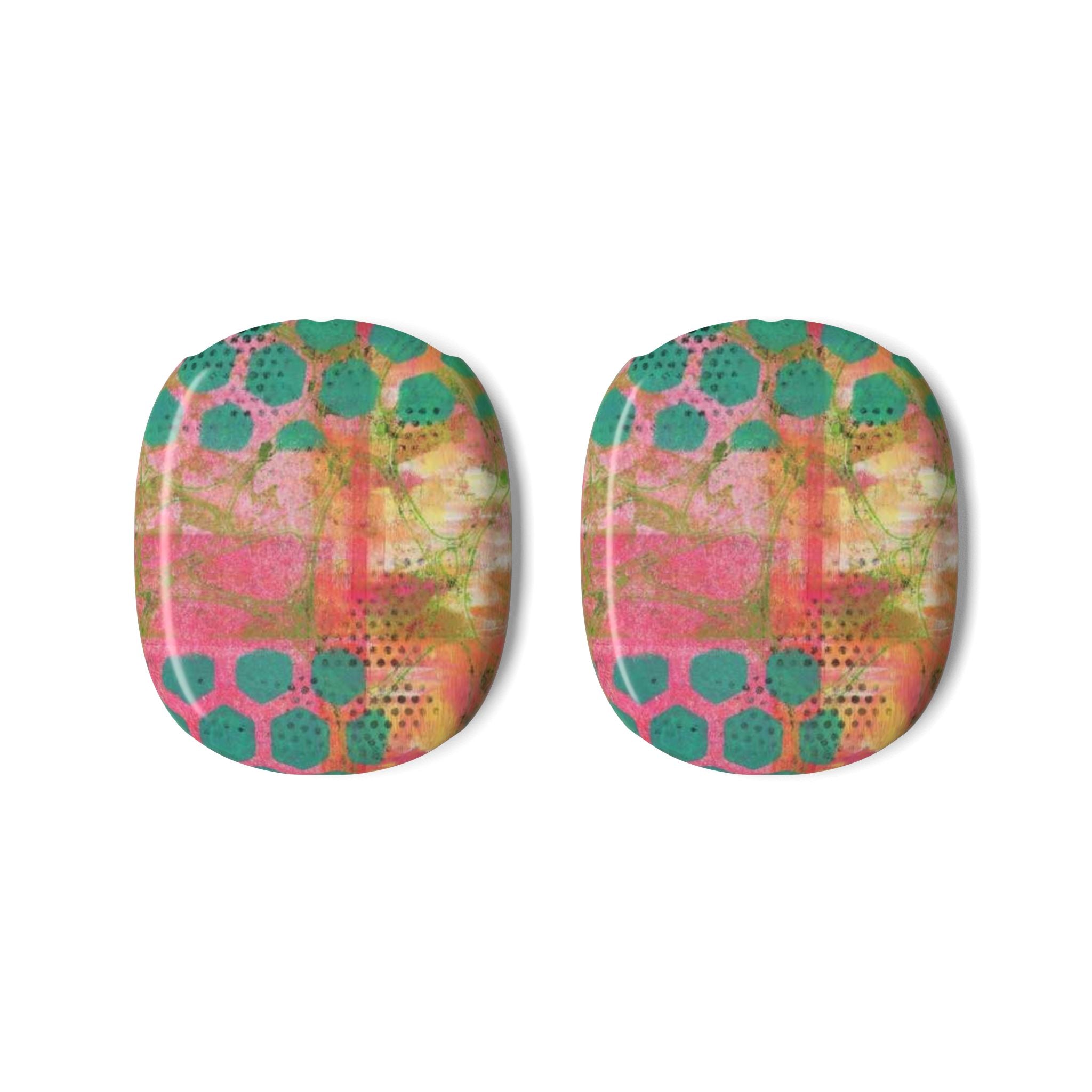 WHIMSY TEAL DOTS AIRPODS MAX CASE COVERS