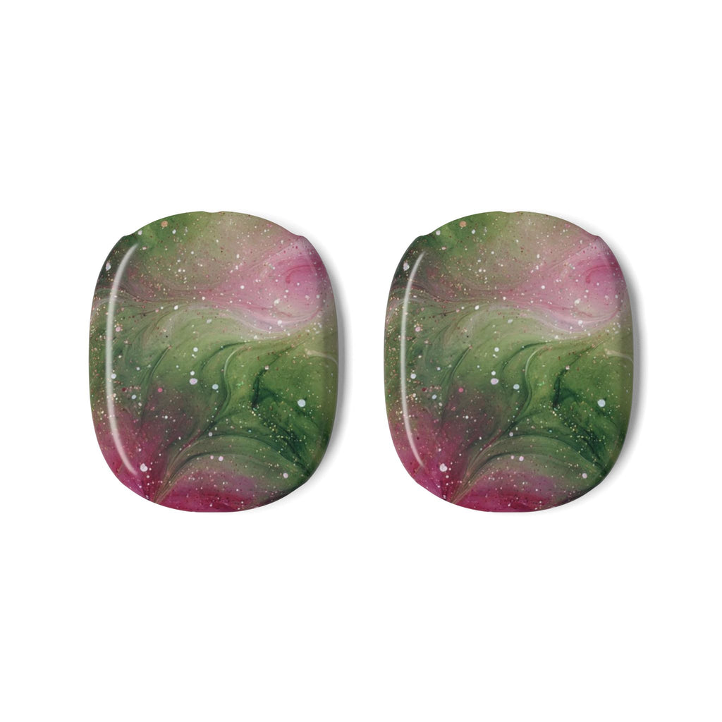 PINK & GREEN WHIMSY SWIRL AIRPODS MAX CASE COVERS