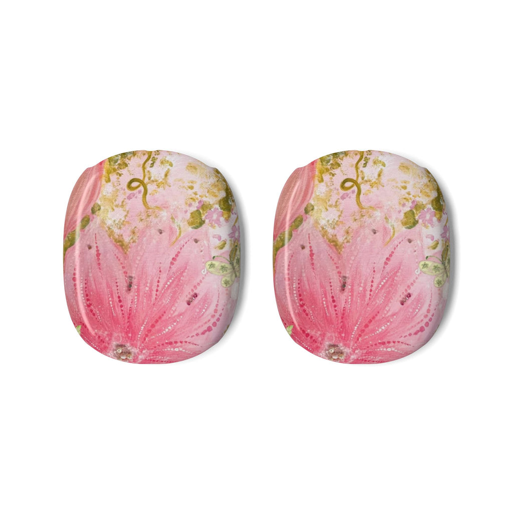 PINK WHIMSY GARDEN FLORAL AIRPODS MAX CASE COVERS