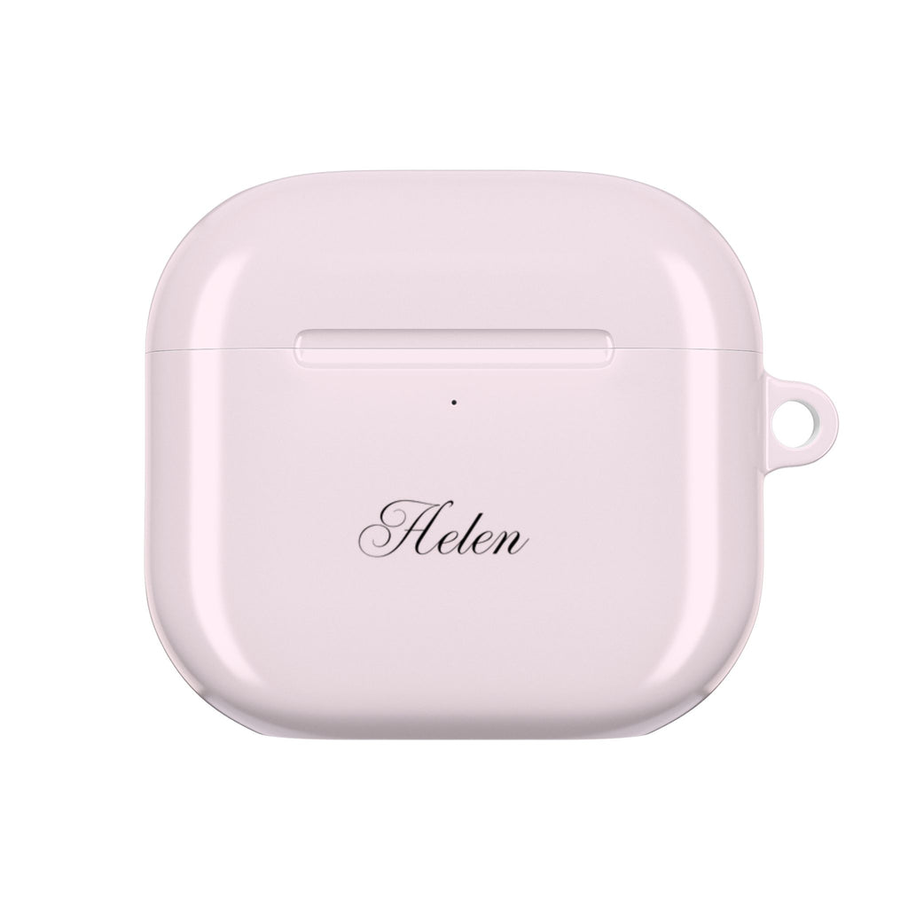 PERSONALIZED NAME CUSTOM BABY PINK AIRPOD CASE