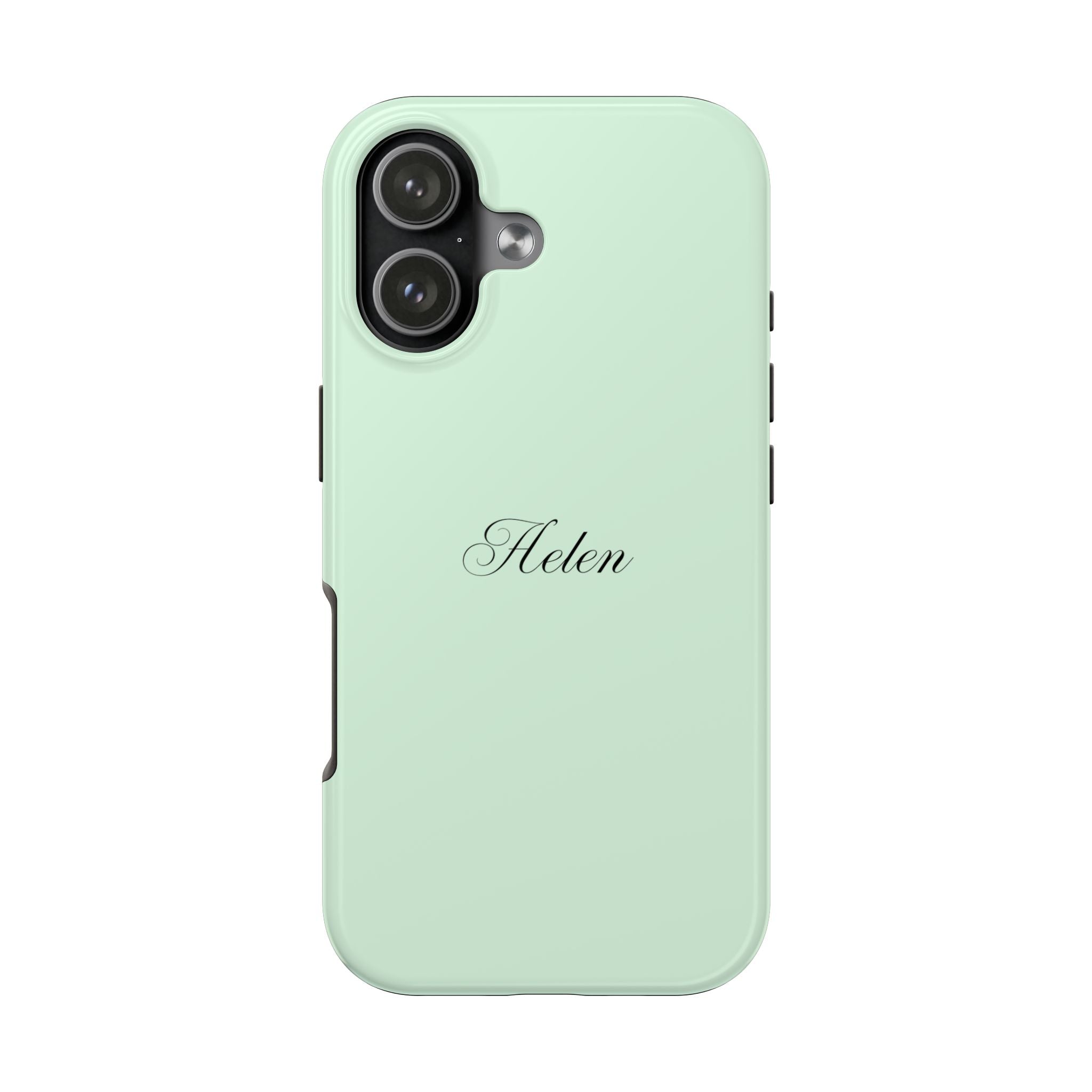 PERSONALIZED NAME CUSTOM PASTEL GREEN PHONE CASE