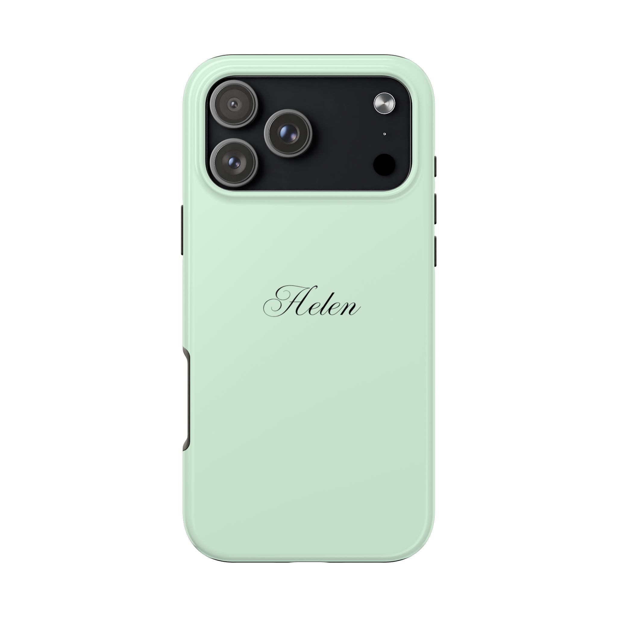 PERSONALIZED NAME CUSTOM PASTEL GREEN PHONE CASE