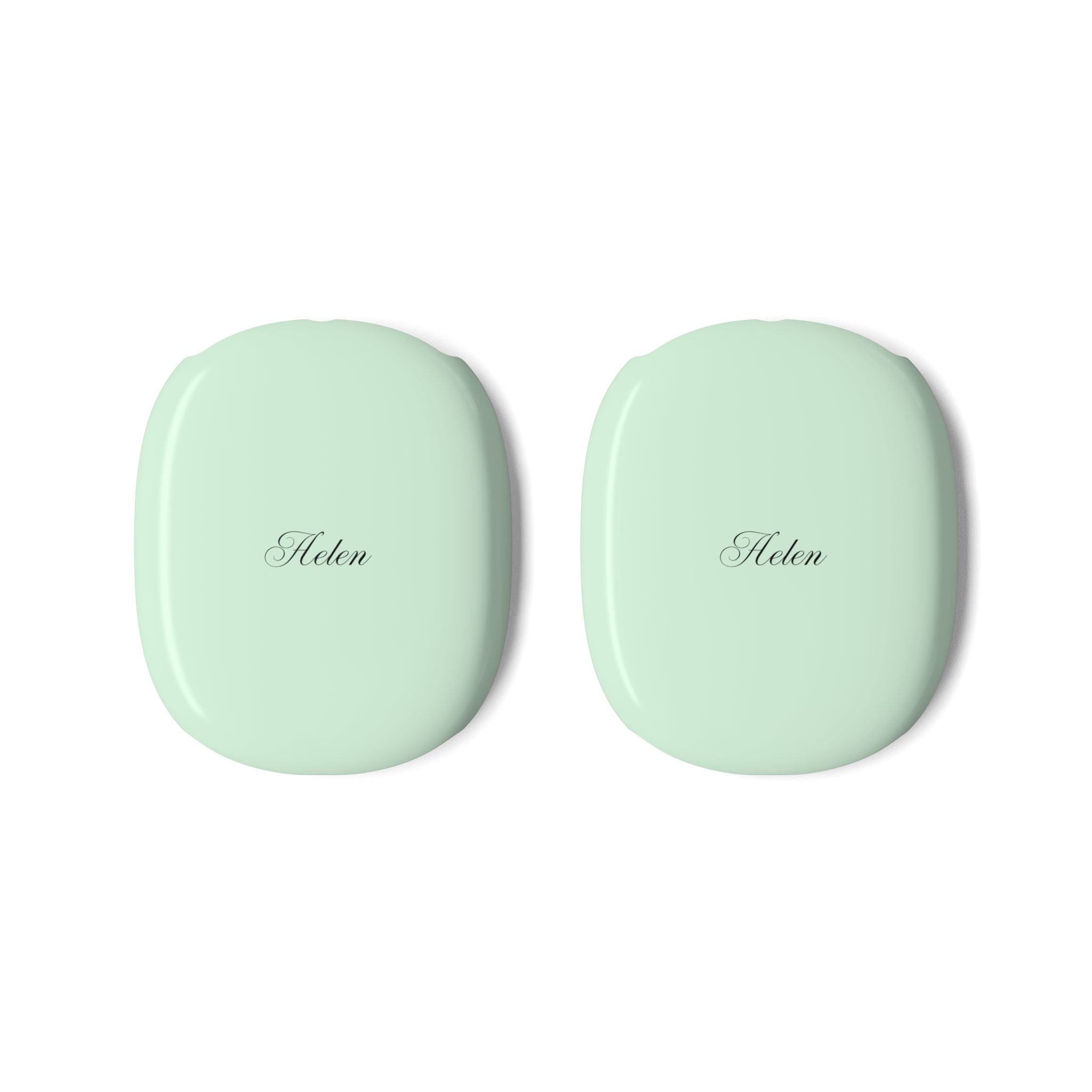 PERSONALIZED NAME CUSTOM PASTEL GREEN AIRPODS MAX CASE COVERS