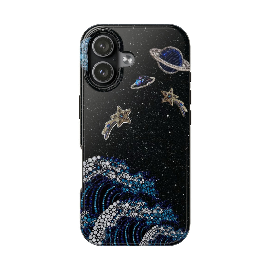 MOONLIT WAVES PHONE CASE