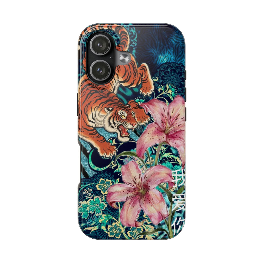 NAVY REVERIE TIGER PHONE CASE
