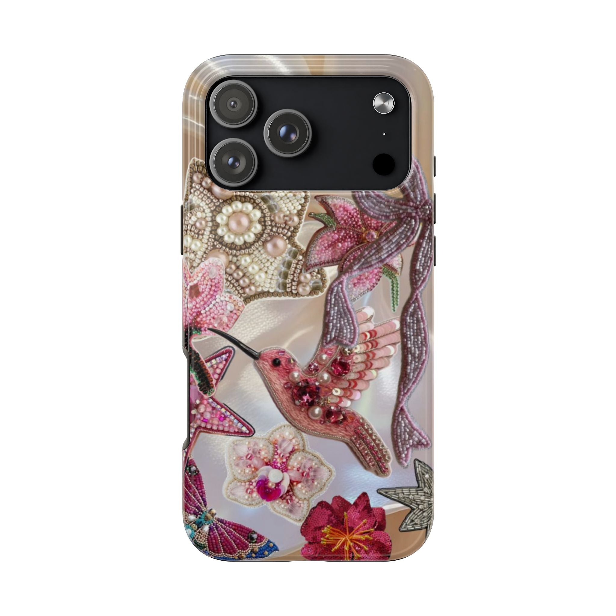SATIN PRISM LUCKY BIRD PHONE CASE