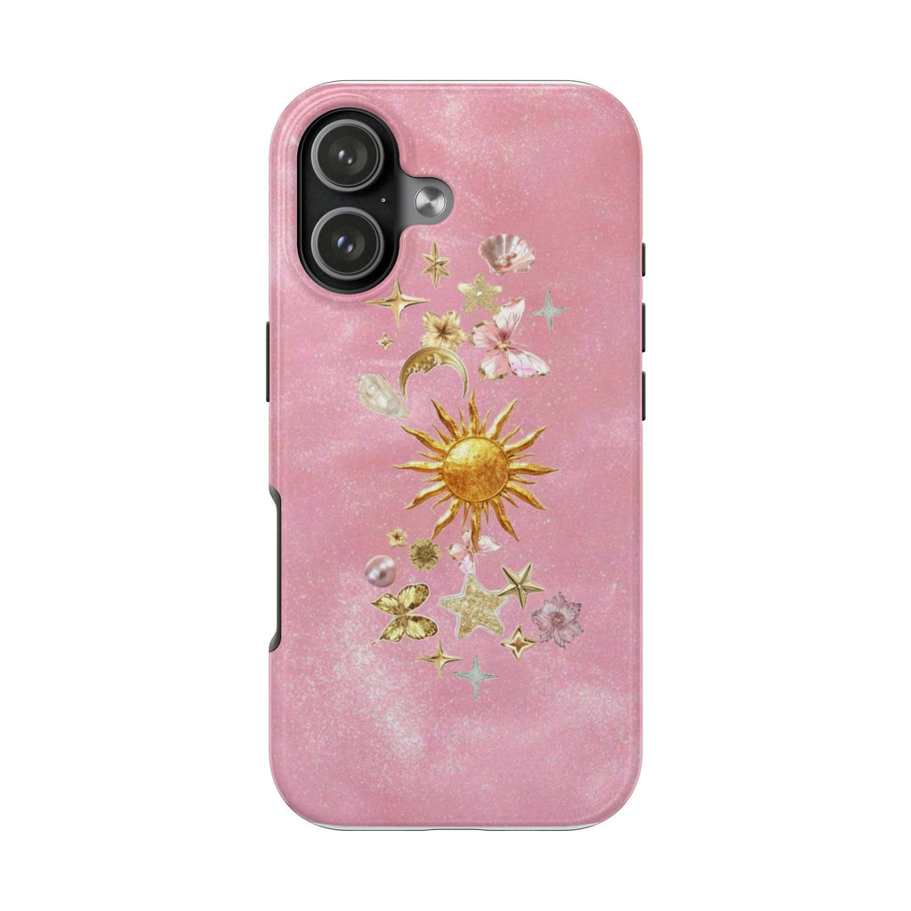 PINK ETHEREAL SUN PHONE CASE