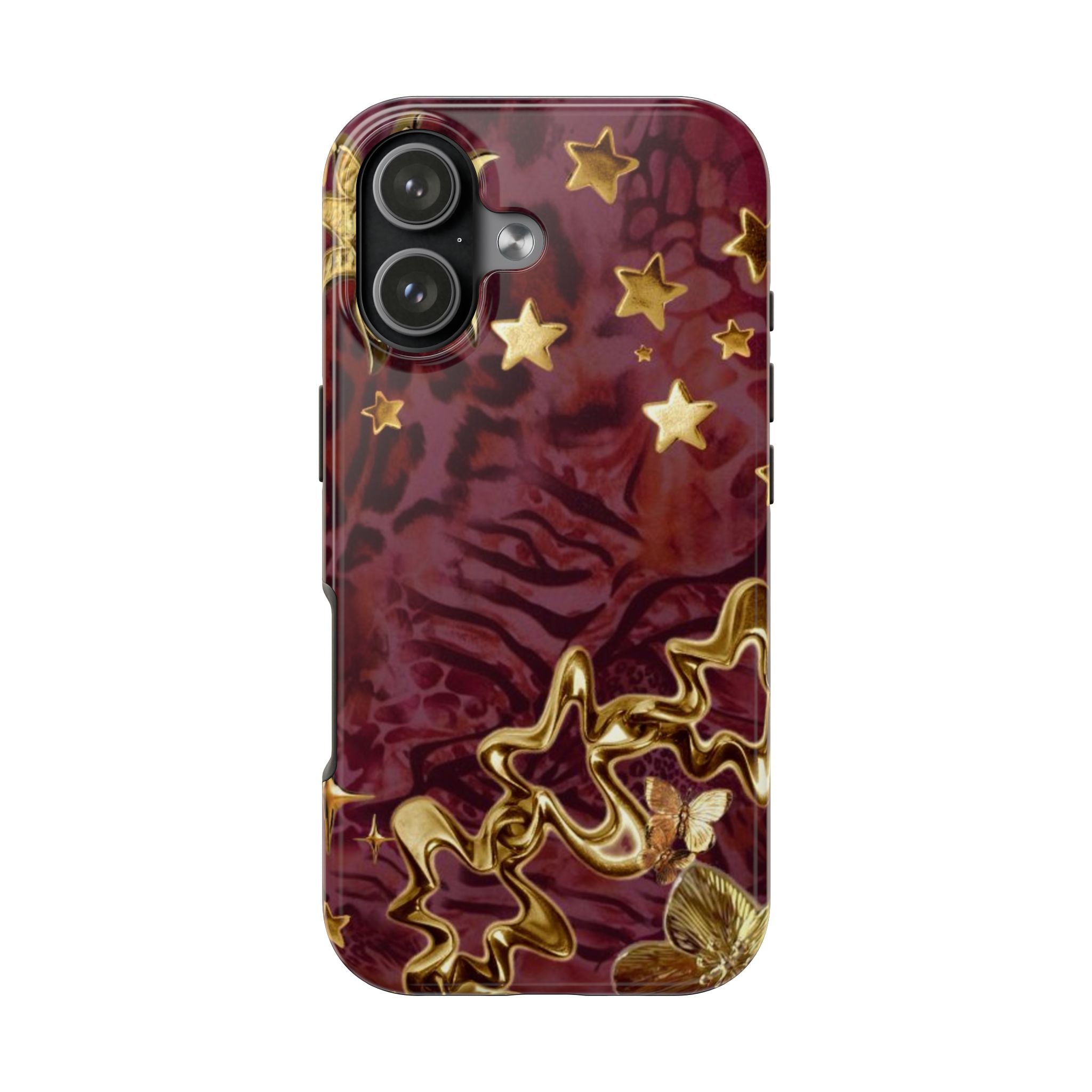 PLUM WHIMSY STARS PHONE CASE