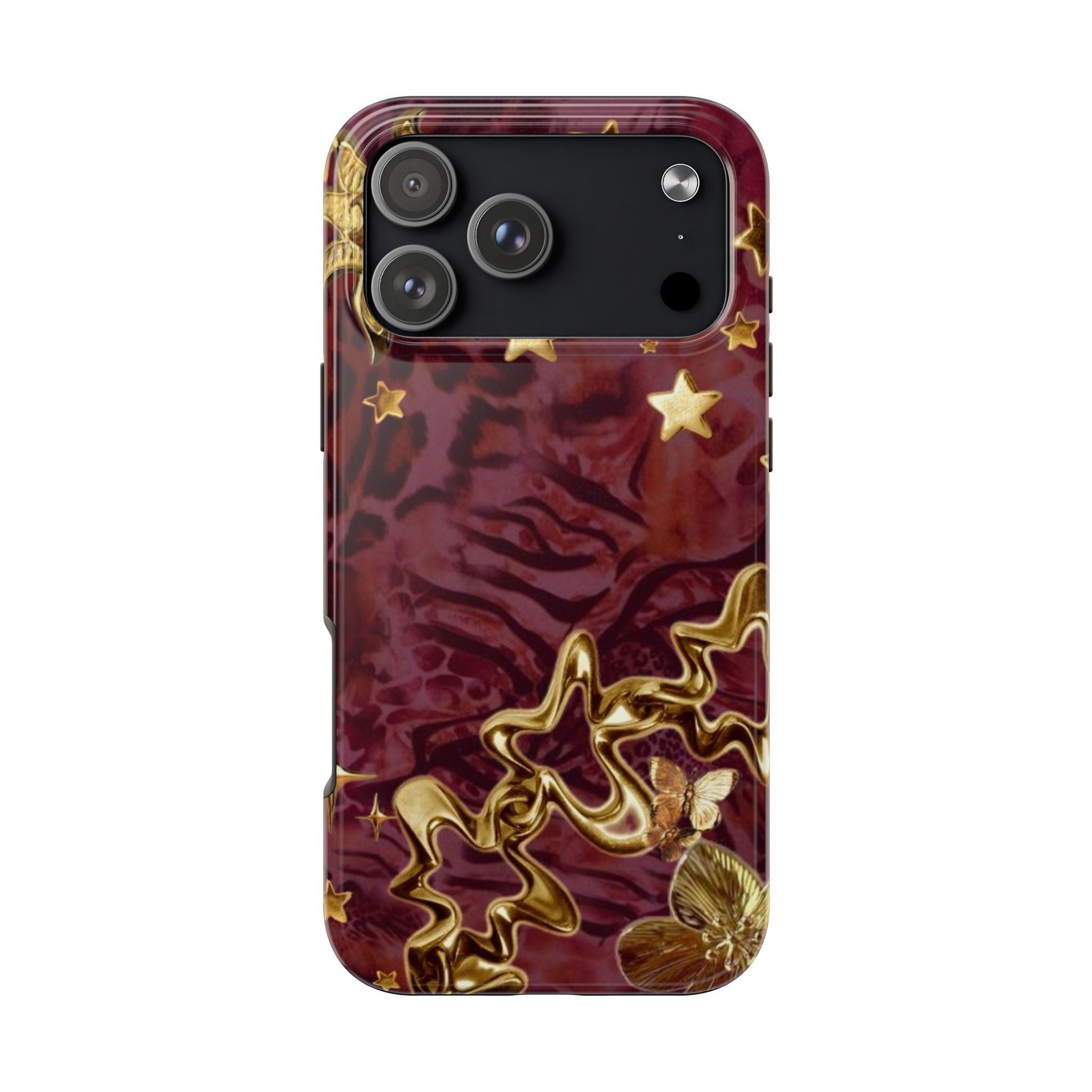 PLUM WHIMSY STARS PHONE CASE