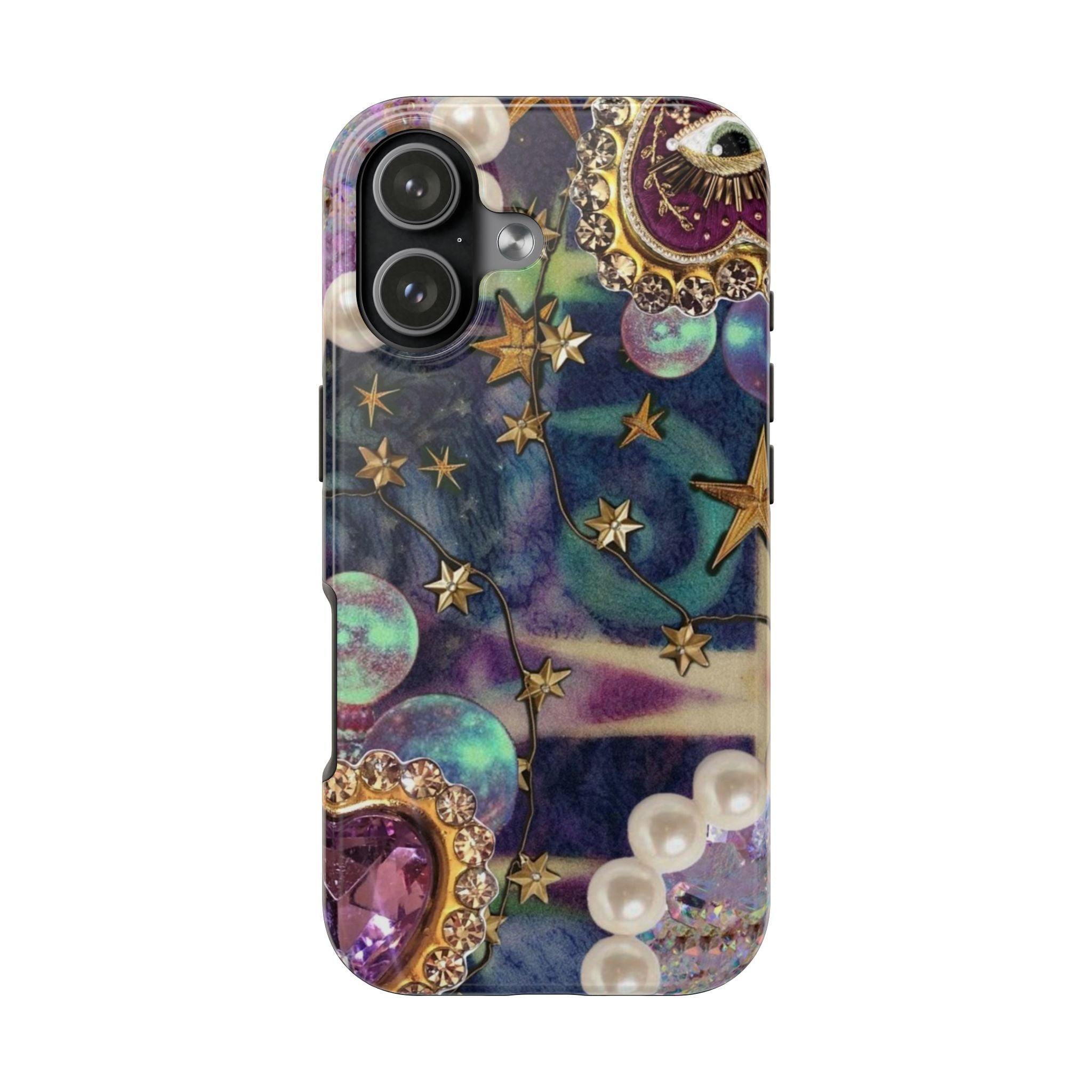 MIDNIGHT PEARL MEADOW PHONE CASE