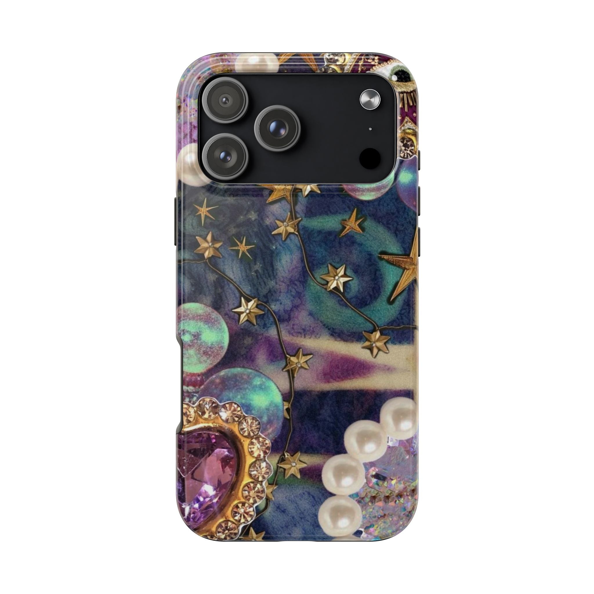 MIDNIGHT PEARL MEADOW PHONE CASE