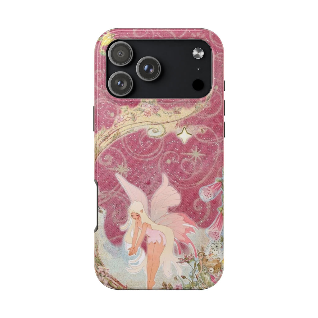 PINK WHIMSY BLONDE FAIRY PHONE CASE