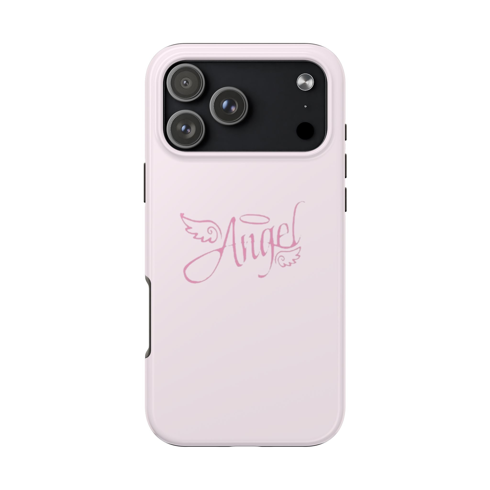 BABY PINK ANGEL PHONE CASE