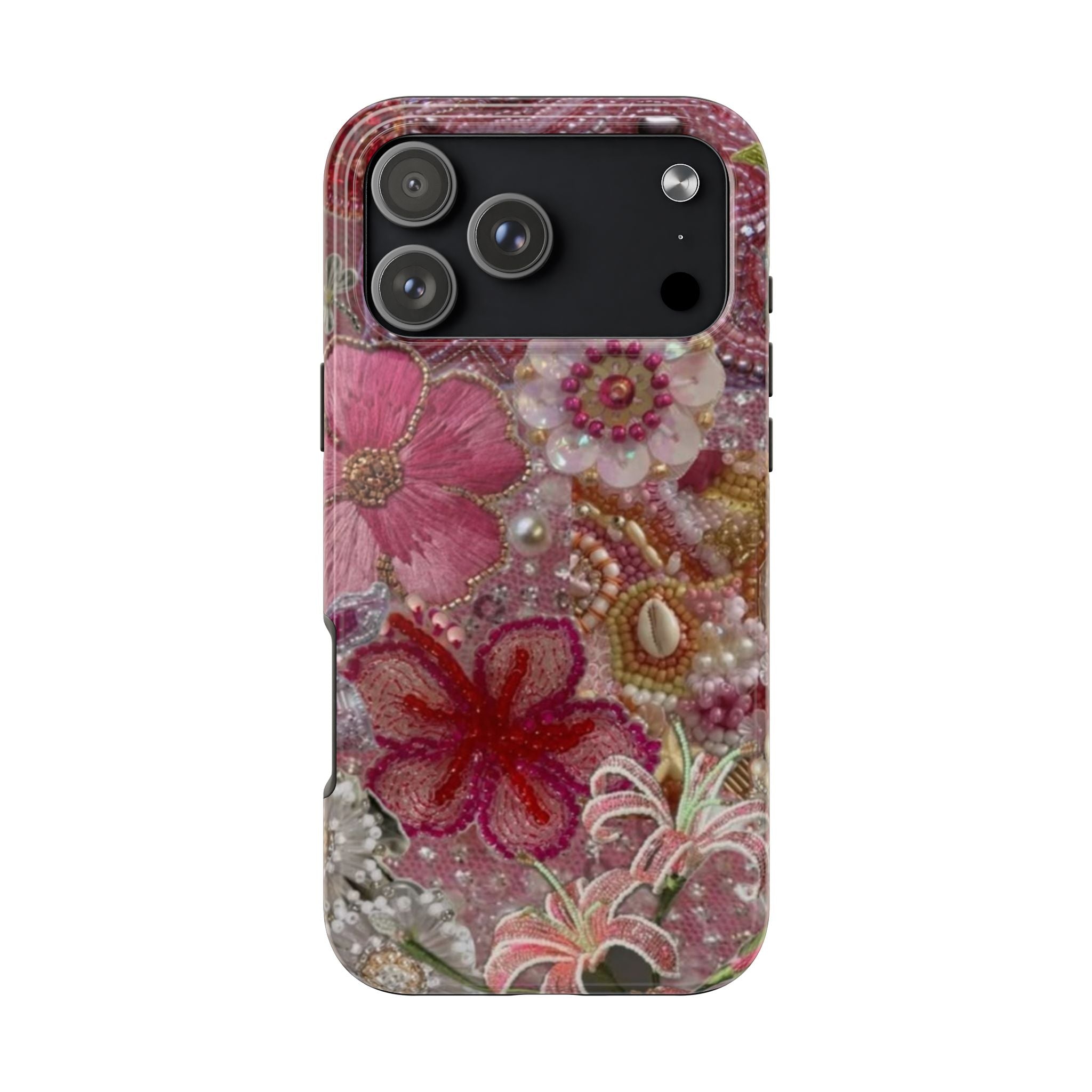 EMBELLISHED LILY BLOOM PHONE CASE