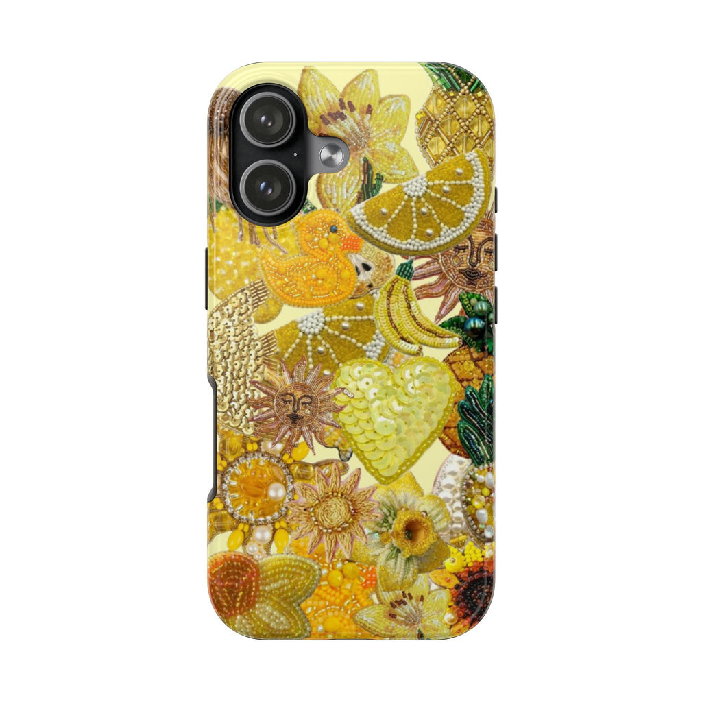 EXOTIC YELLOW PRISM PHONE CASE