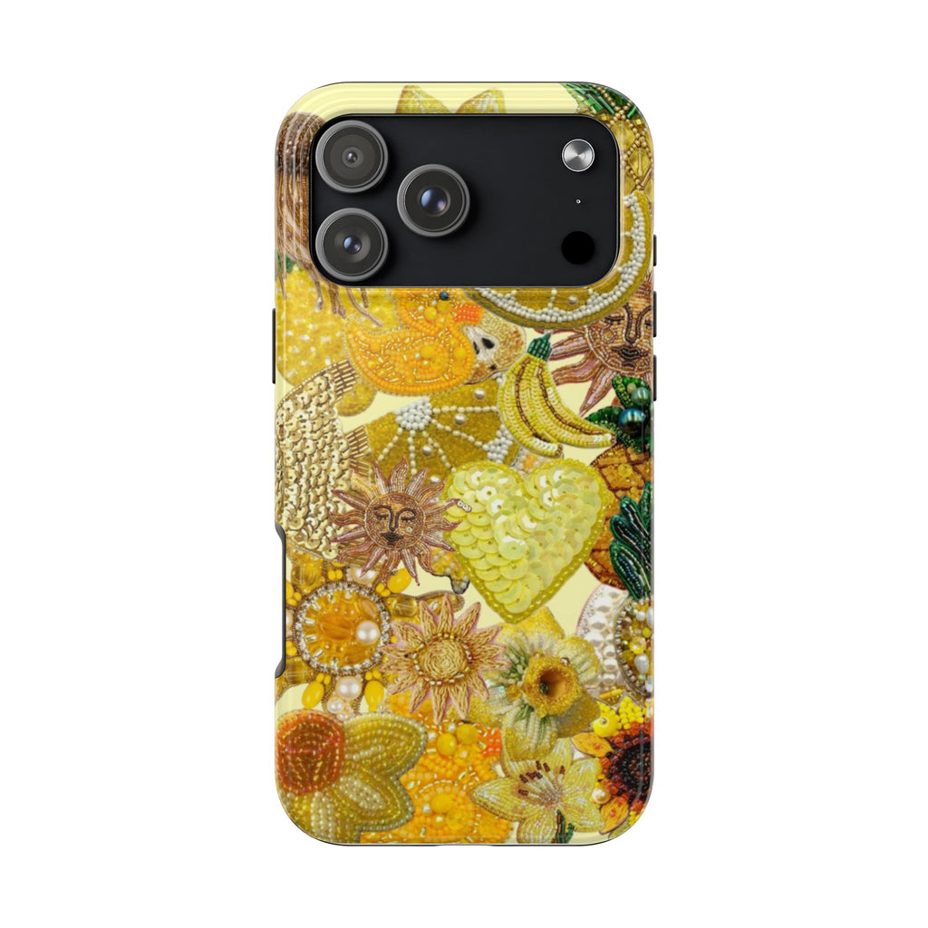 EXOTIC YELLOW PRISM PHONE CASE