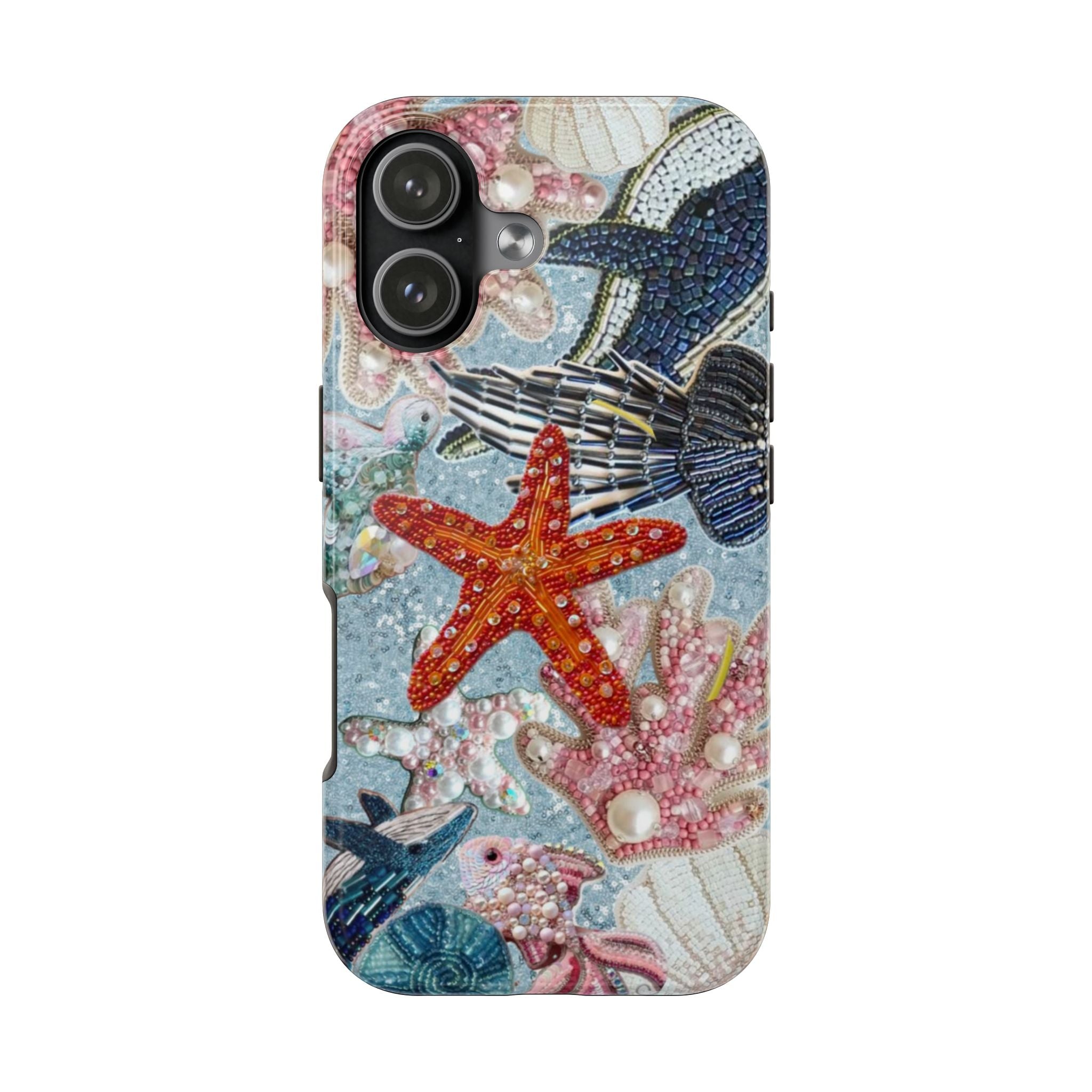 EMBELLISHED STARFISH PHONE CASE