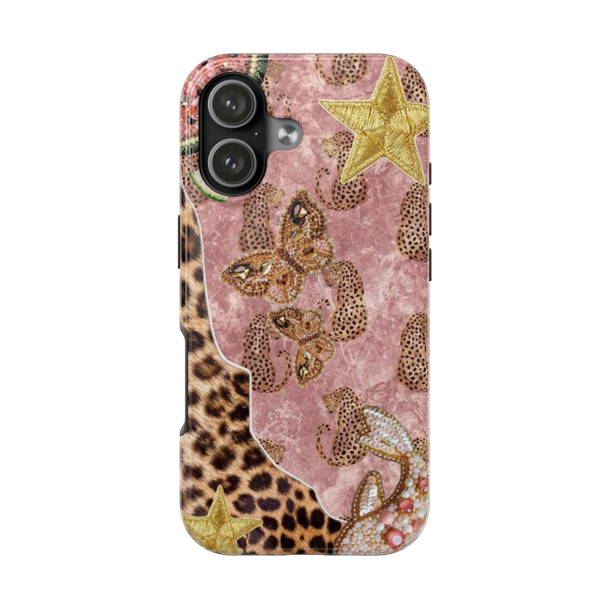WHIMSY GOLD BUTTERFLIES PHONE CASE
