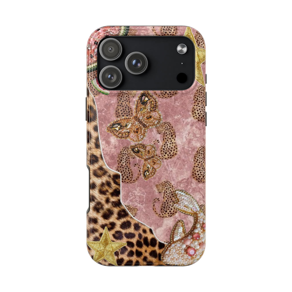 WHIMSY GOLD BUTTERFLIES PHONE CASE