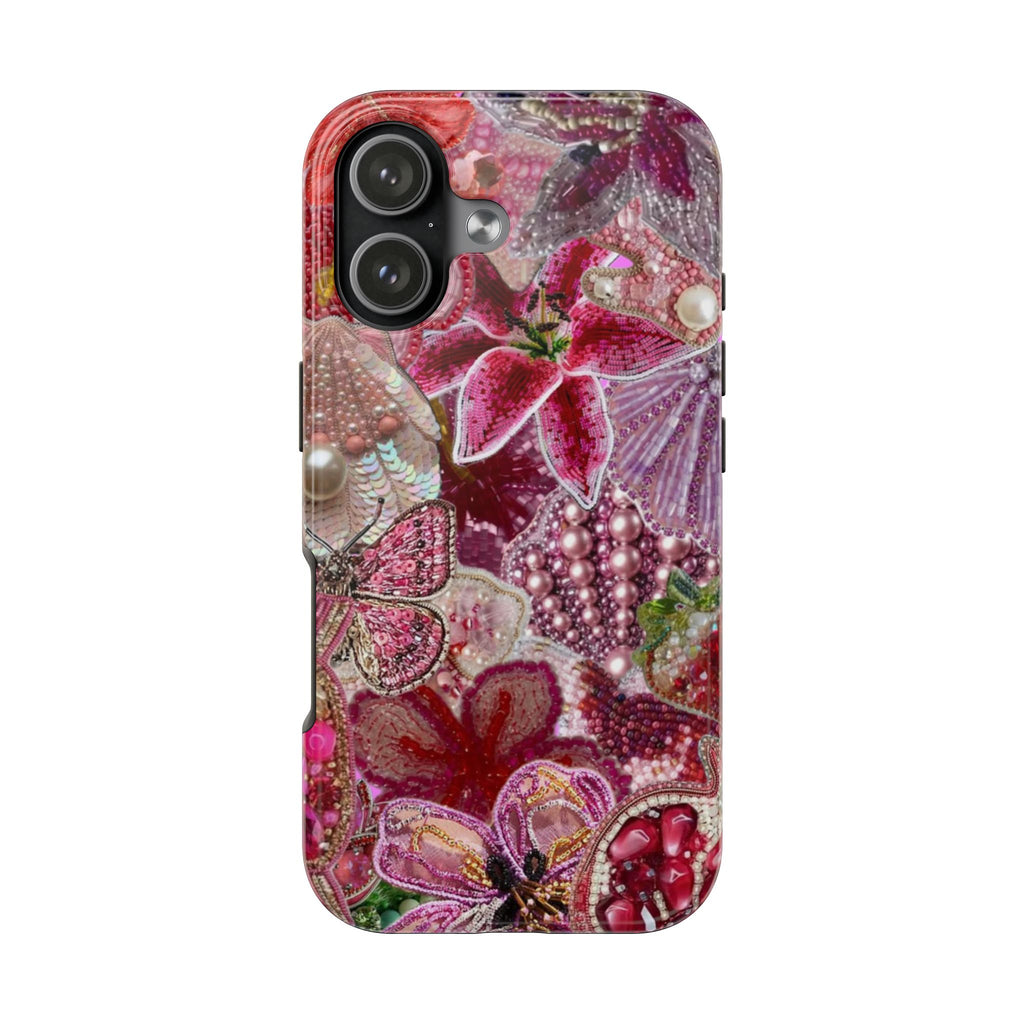 MAGENTA PEARL PRISM PHONE CASE