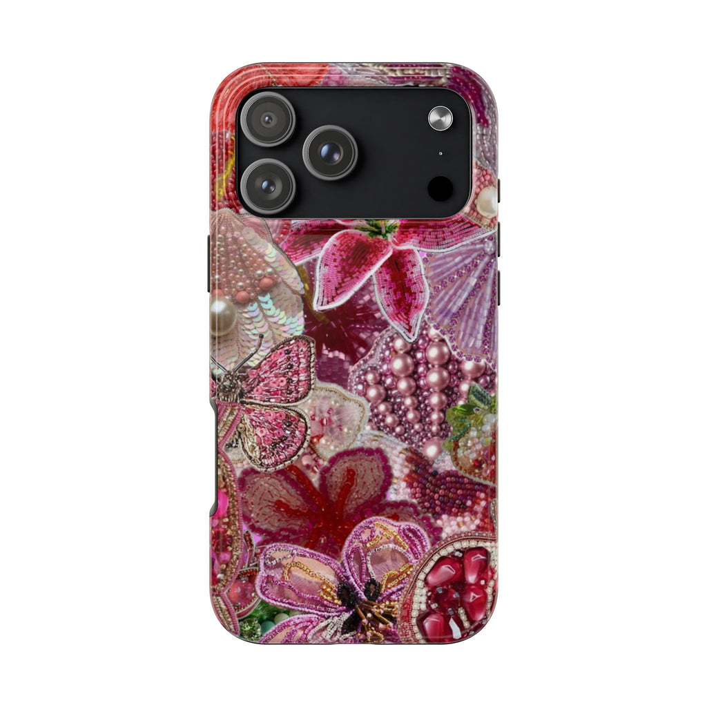 MAGENTA PEARL PRISM PHONE CASE