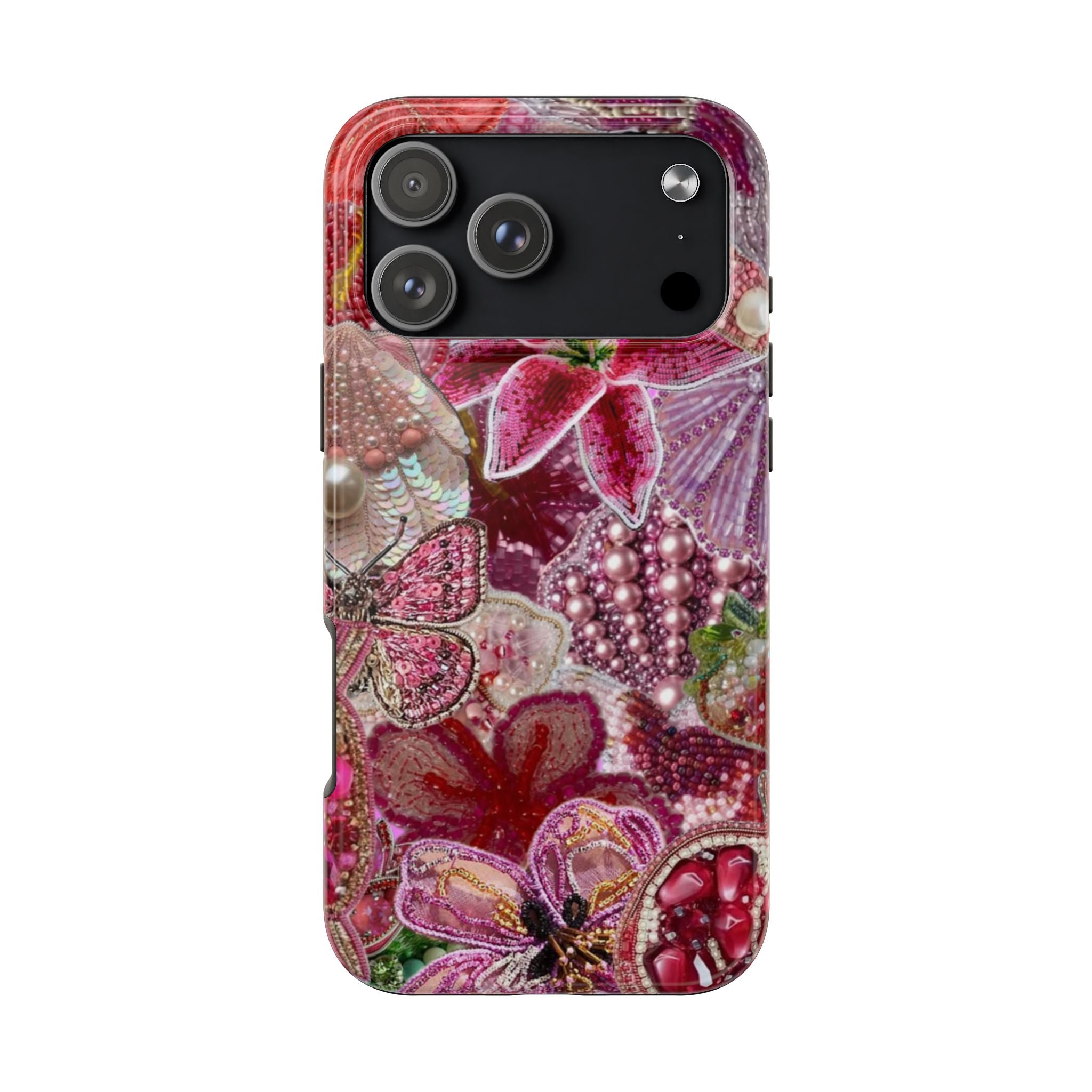 MAGENTA PEARL PRISM PHONE CASE