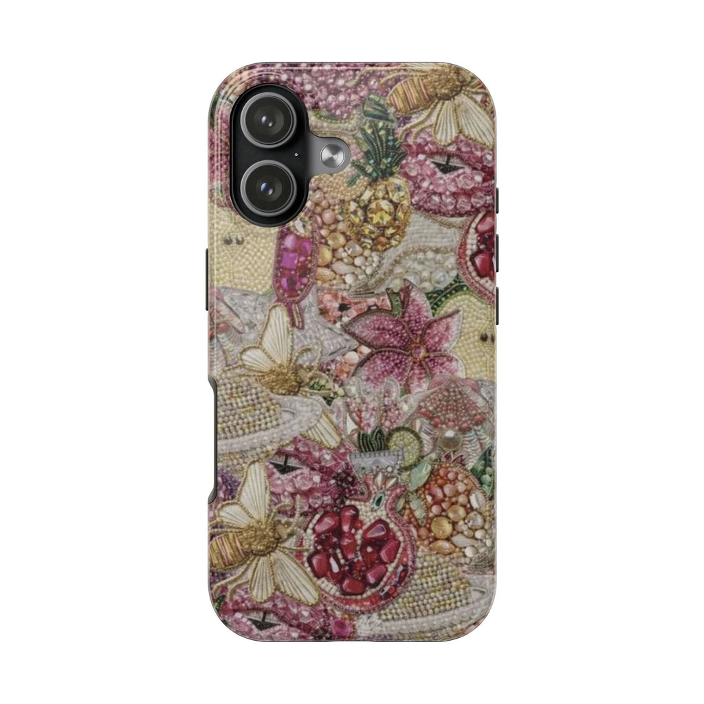 GOLD ROMANCE EMBELLISHMENTS PHONE CASE