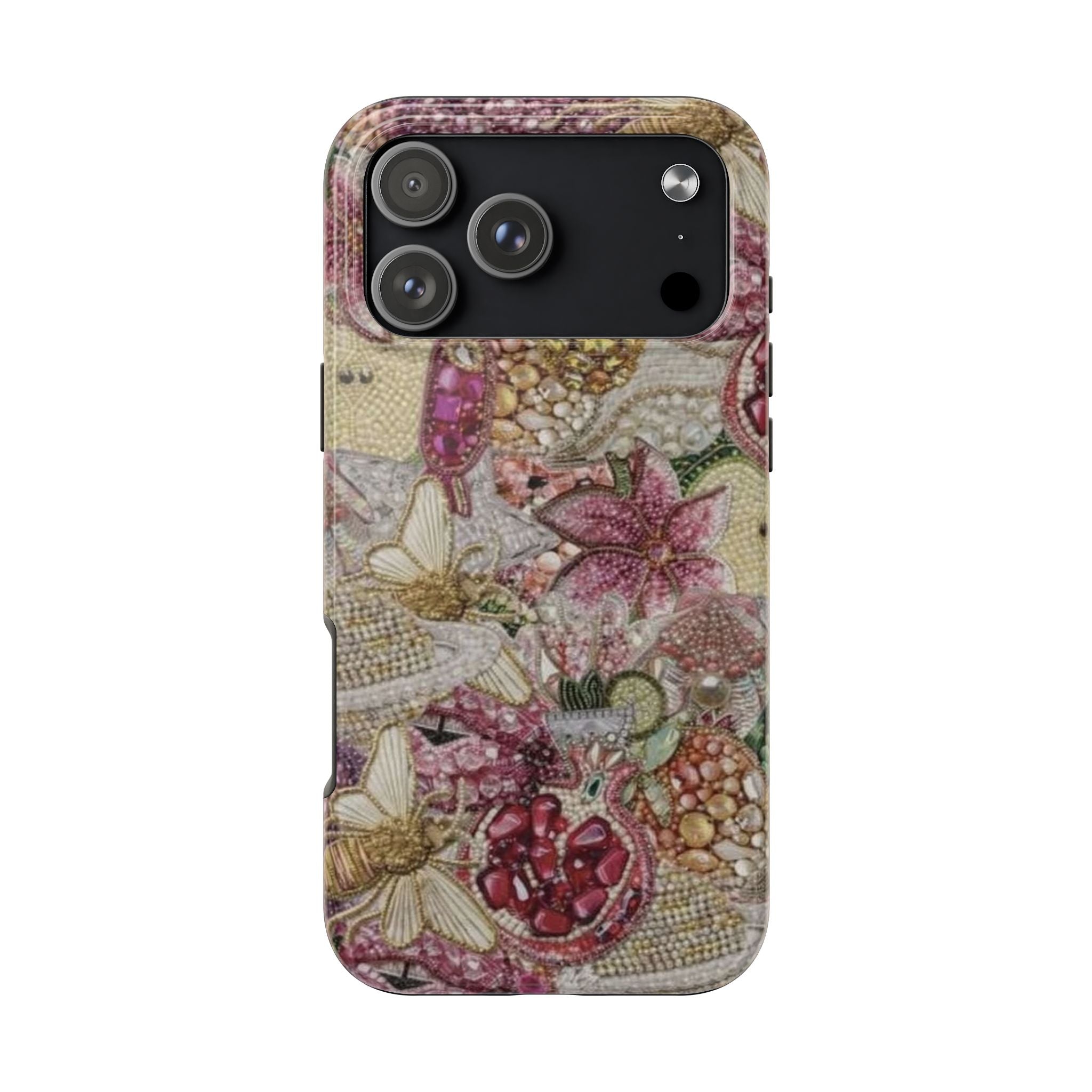 GOLD ROMANCE EMBELLISHMENTS PHONE CASE