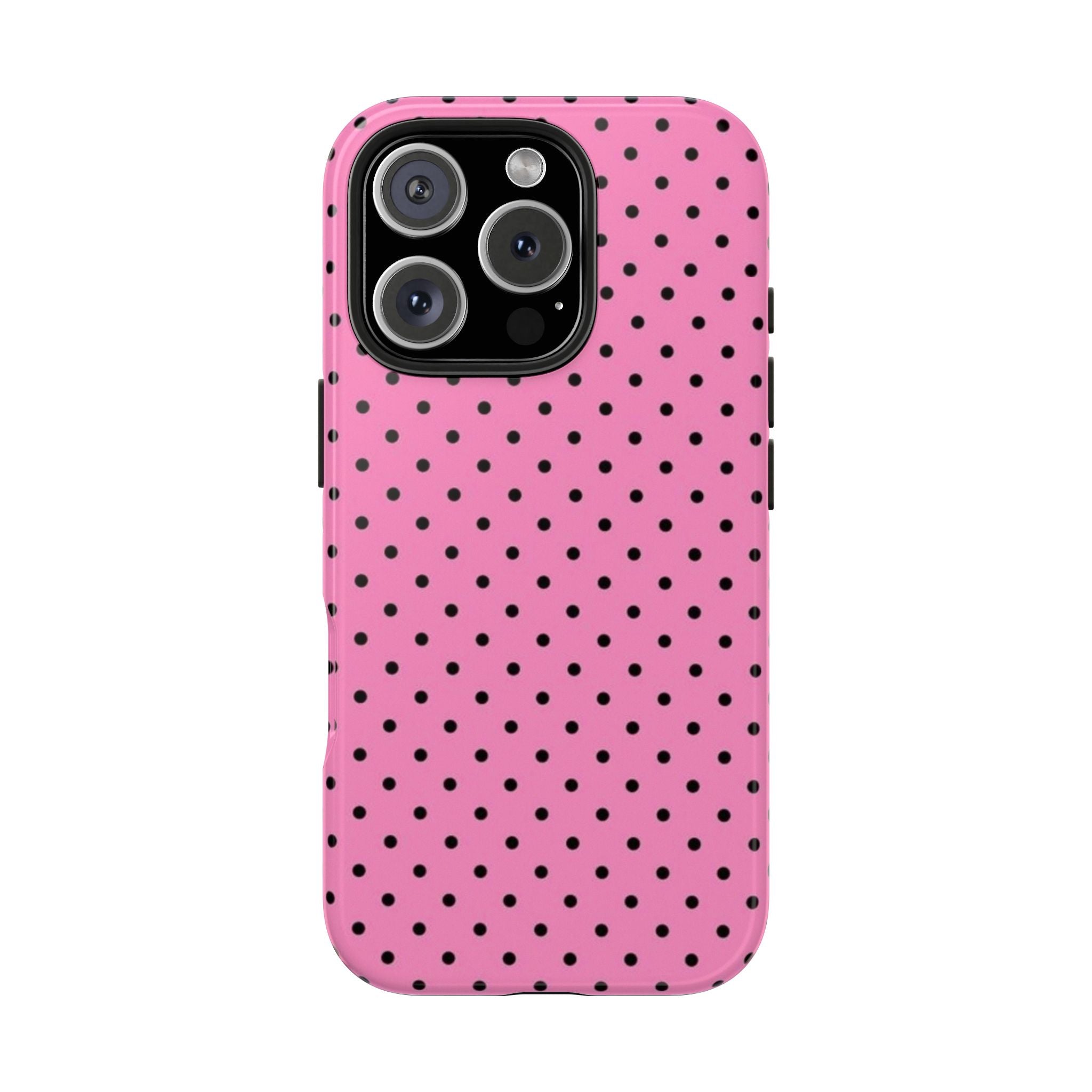 FUCHSIA PINK MINI POLKA DOTS PHONE CASE
