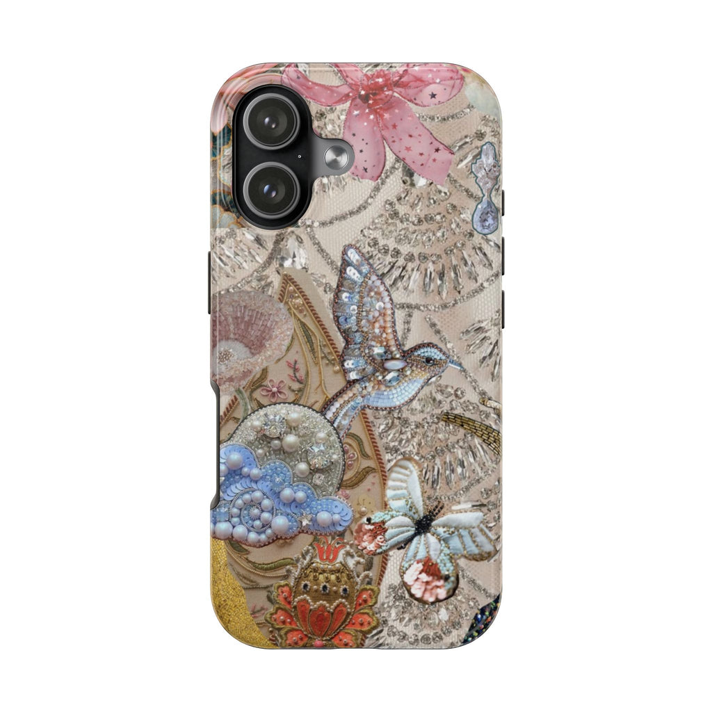 EMBELLISHED BIRD PHONE CASE