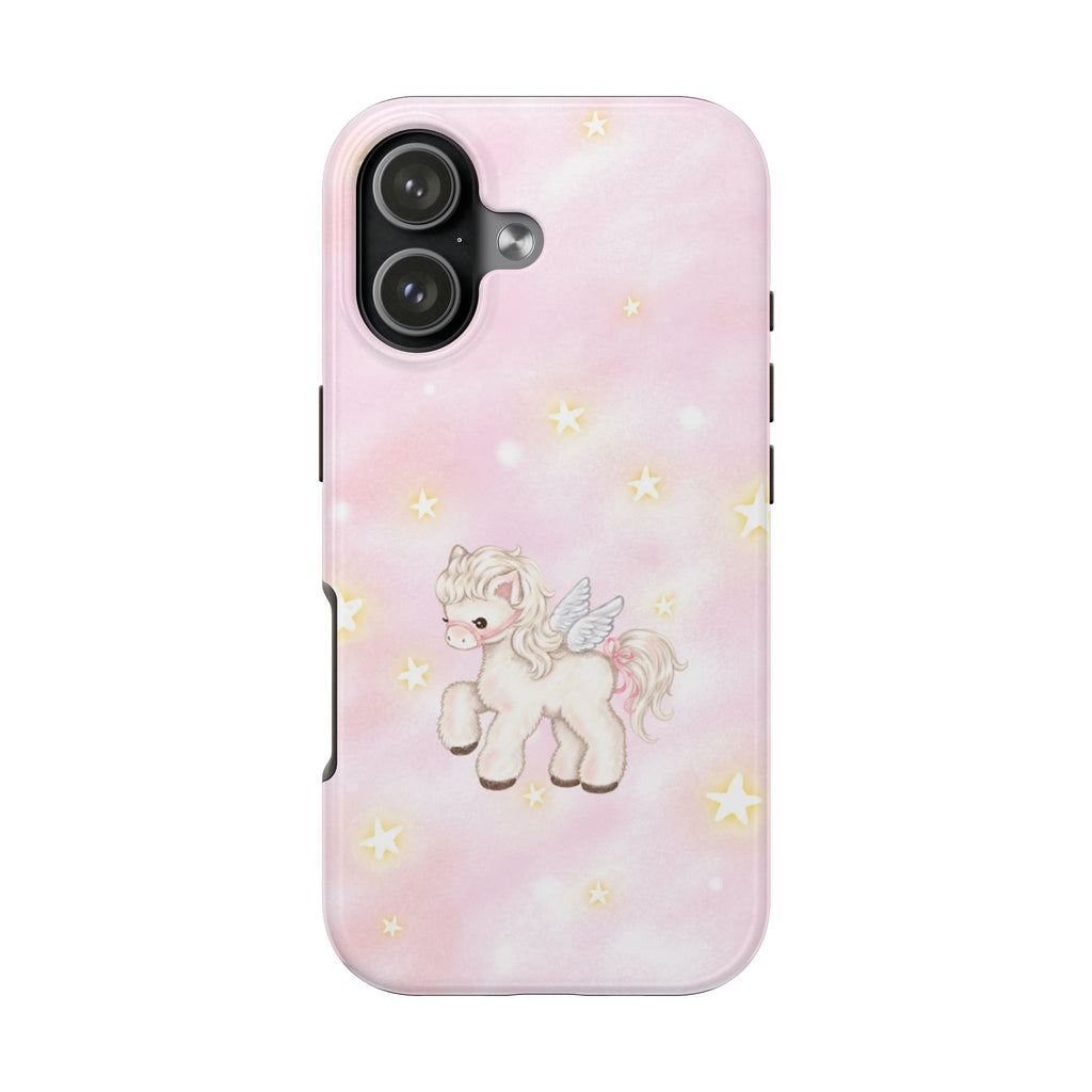 PINK ANGEL WINGS PONY UNICORN PHONE CASE