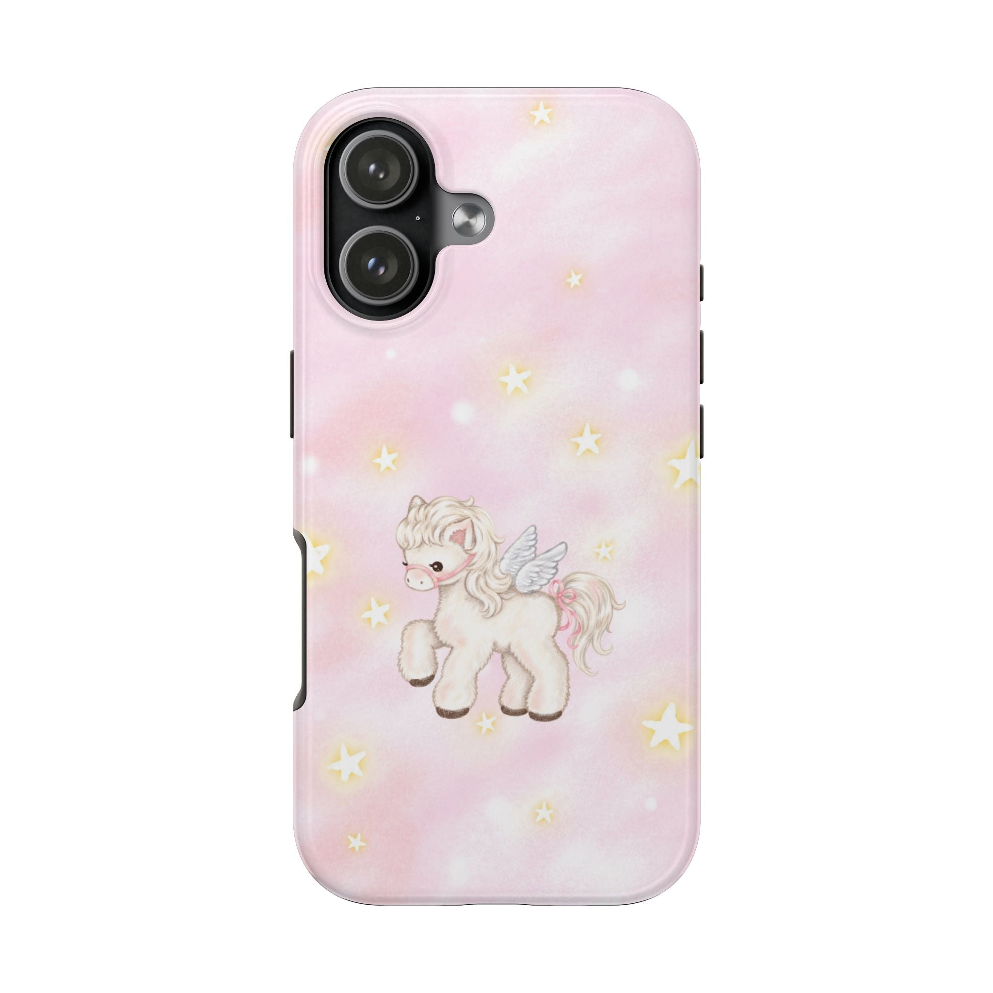 PINK ANGEL WINGS PONY UNICORN PHONE CASE