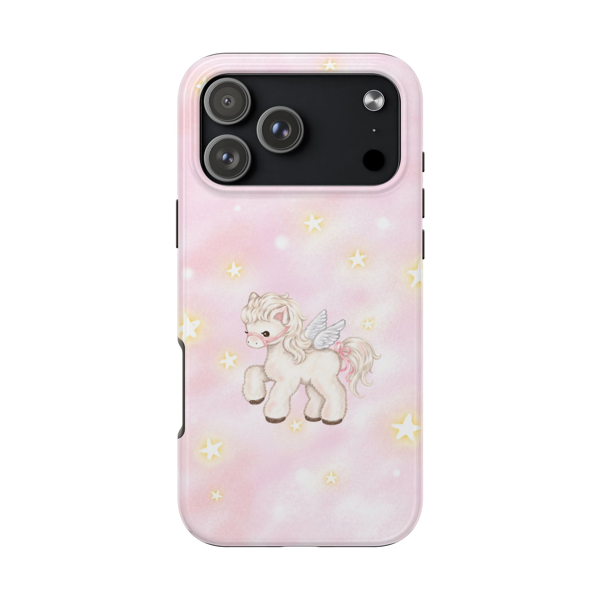 PINK ANGEL WINGS PONY UNICORN PHONE CASE