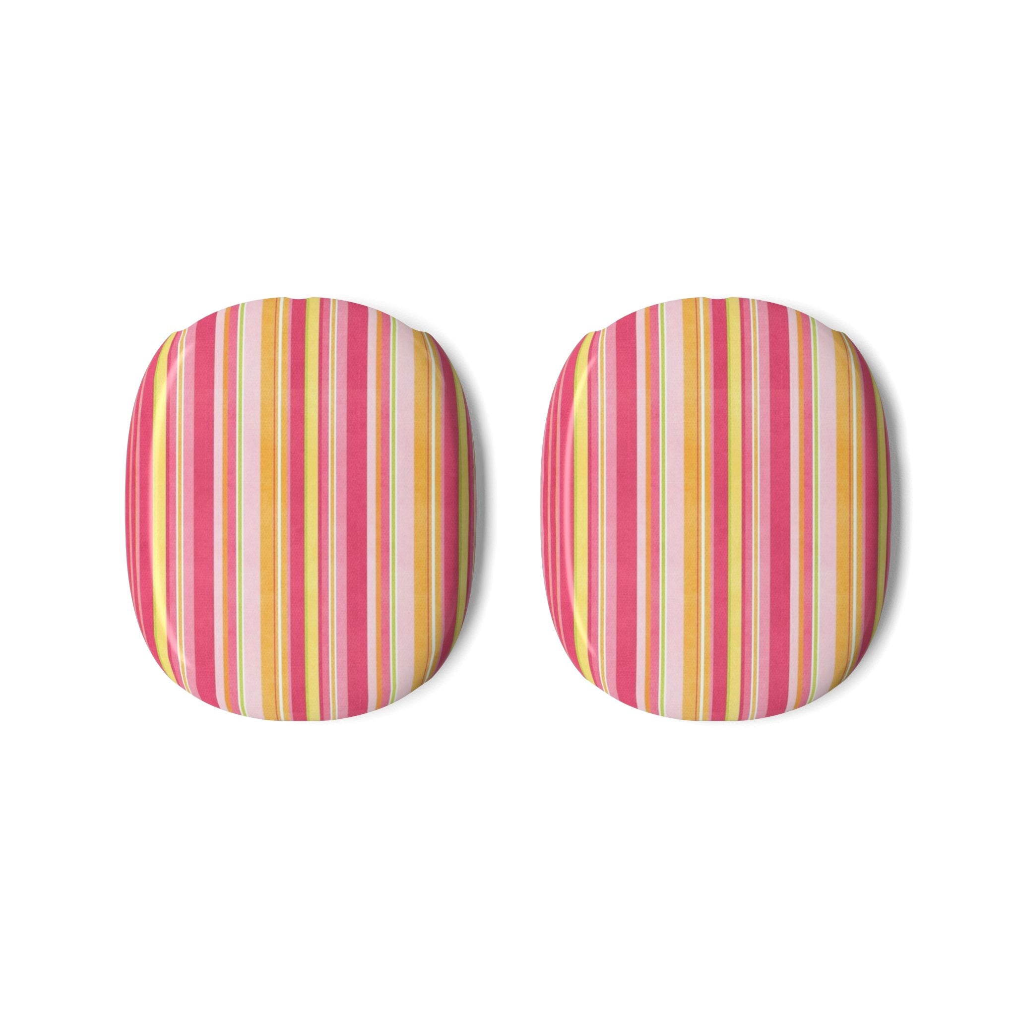 GRAPEFRUIT STRIPES AIRPODS MAX CASE COVERS