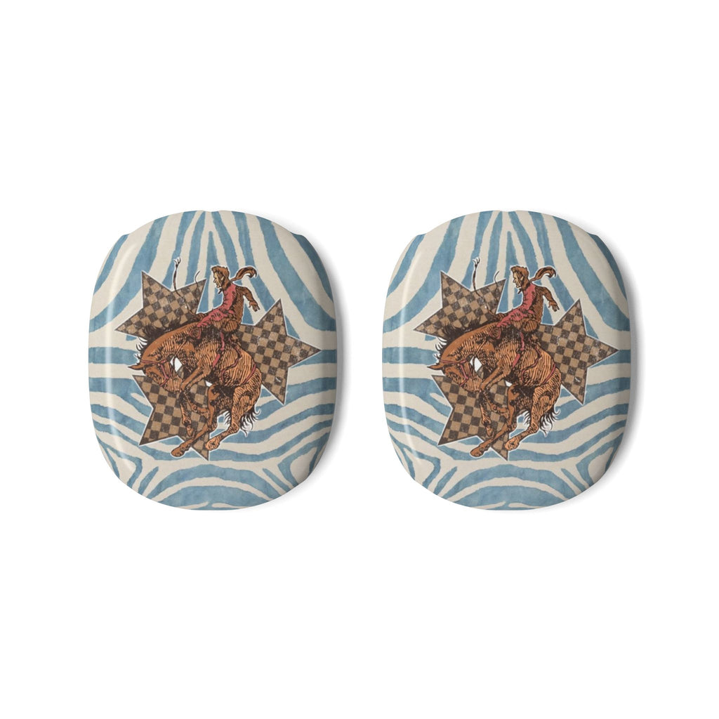 BLUE JEAN WESTERN RODEO COWBOY AIRPODS MAX CASE COVERS