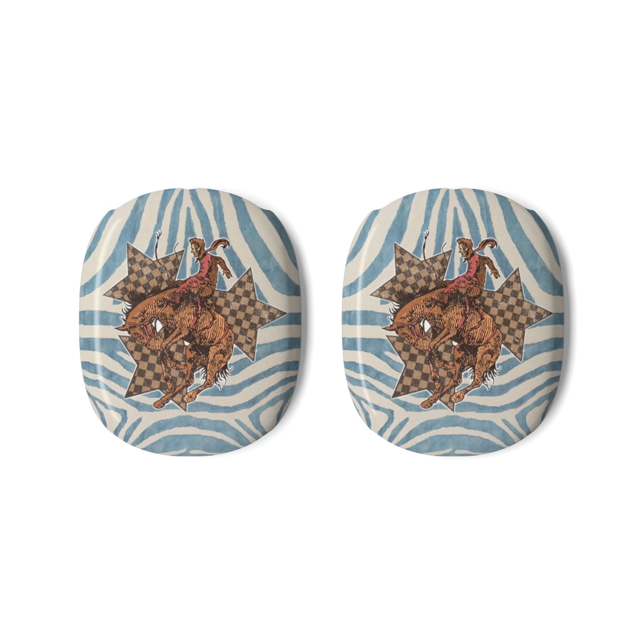 BLUE JEAN WESTERN RODEO COWBOY AIRPODS MAX CASE COVERS