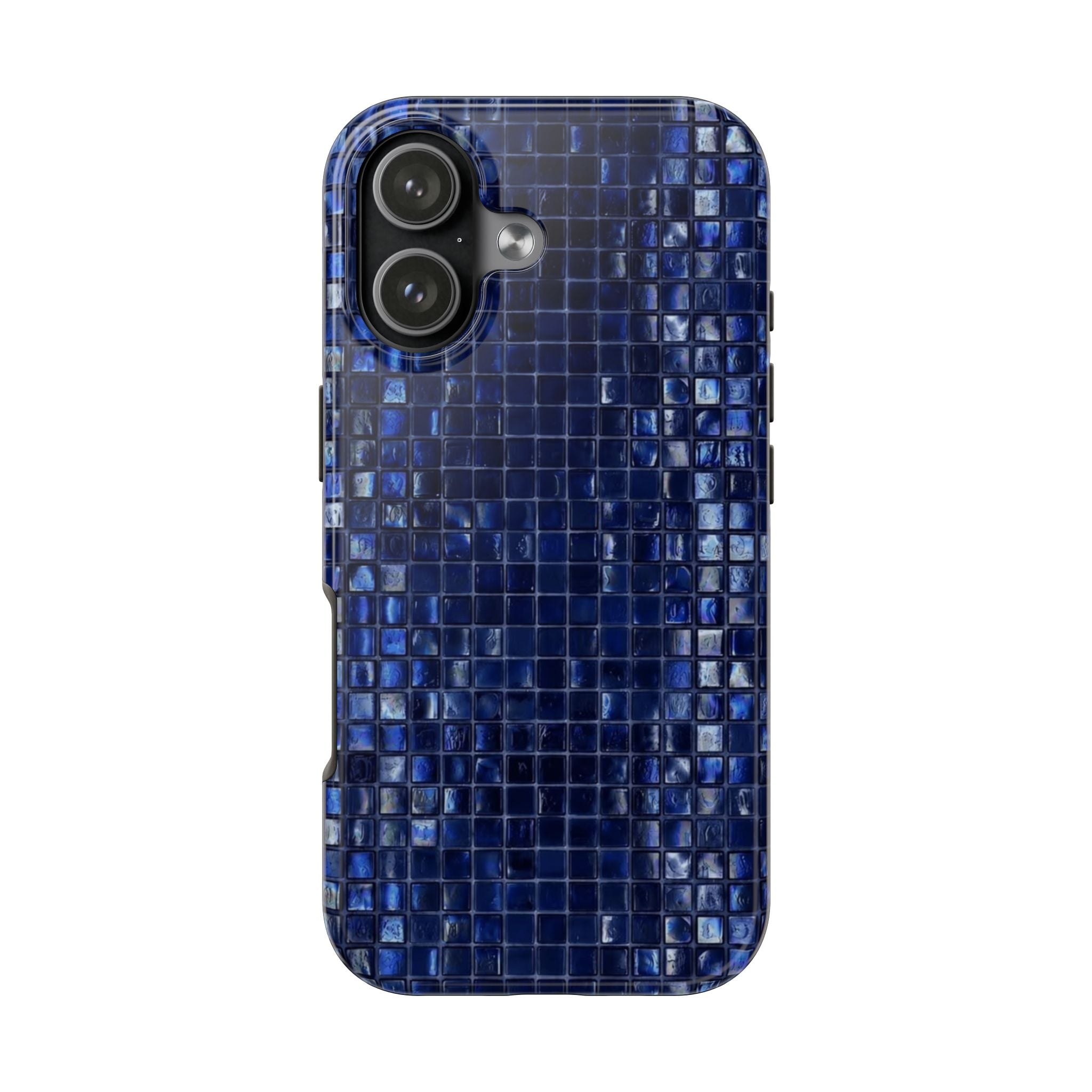 NAVY BLUE MOSAIC PHONE CASE