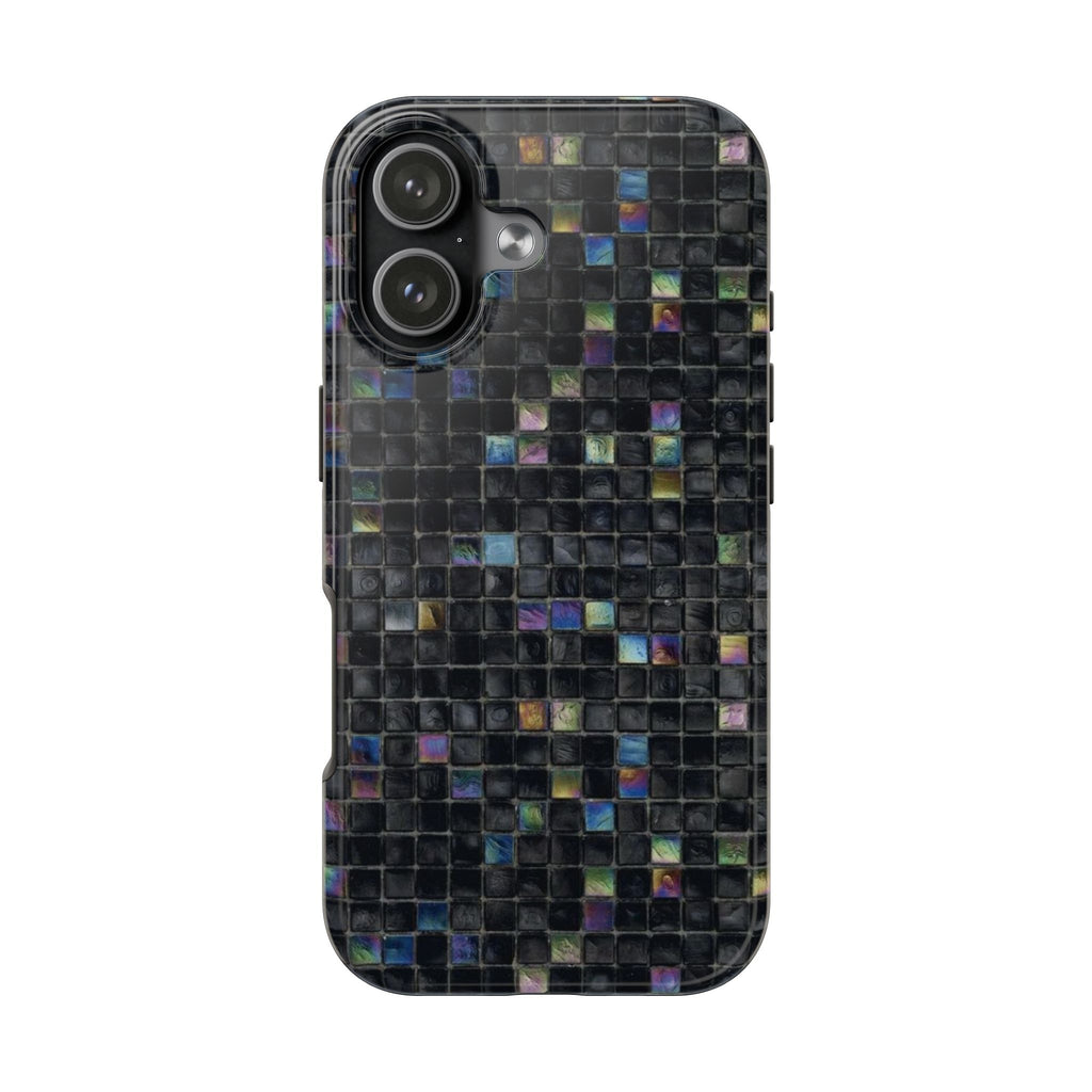 BLACK MOSAIC PHONE CASE