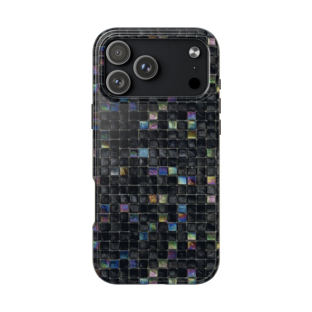 BLACK MOSAIC PHONE CASE