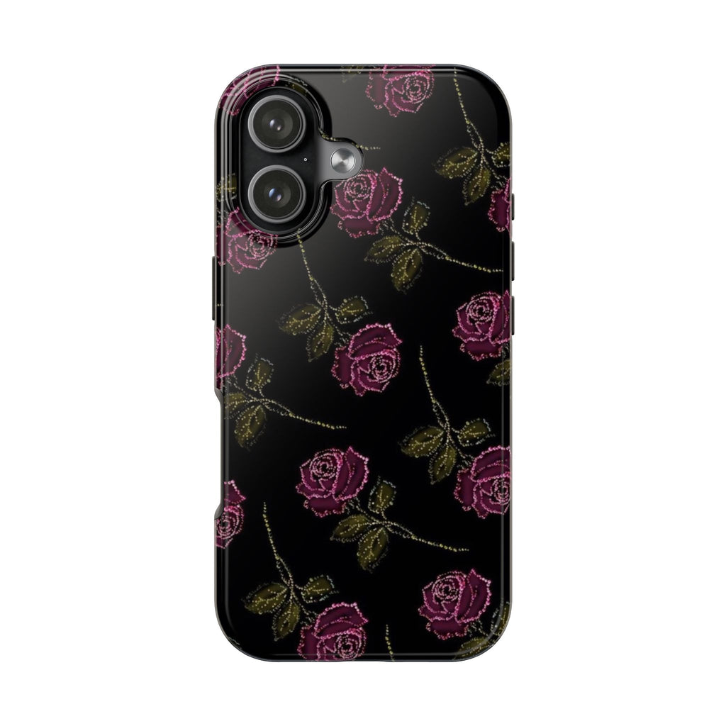 BLACK ROSES PHONE CASE