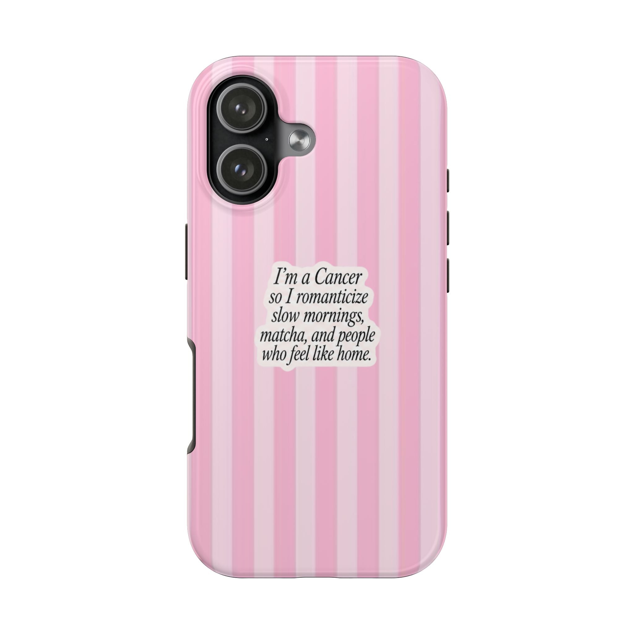 CANCER STRIPES ZODIAC SIGN PHONE CASE